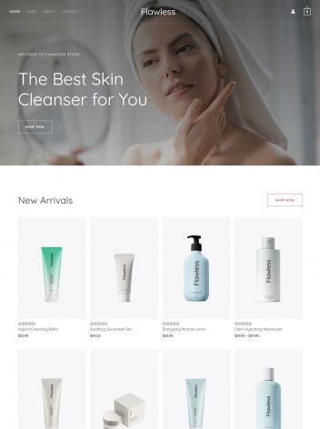 Online store- Cleanser